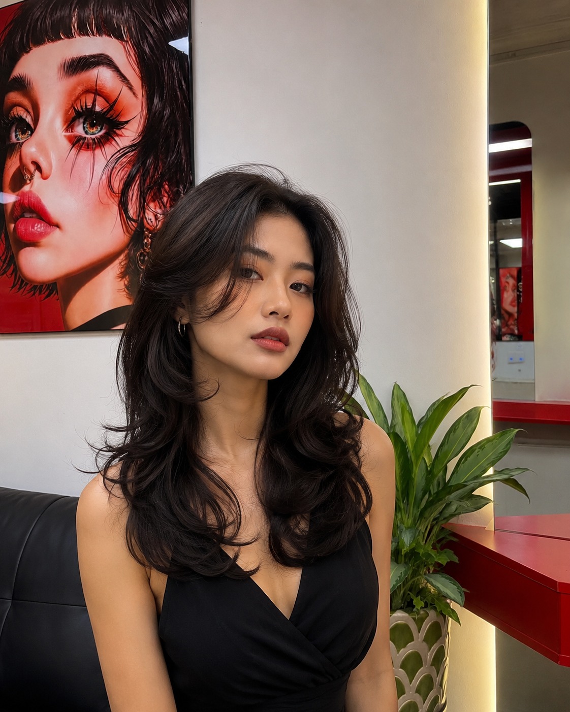Wolfcut hairstyle at LeLe Hair Design