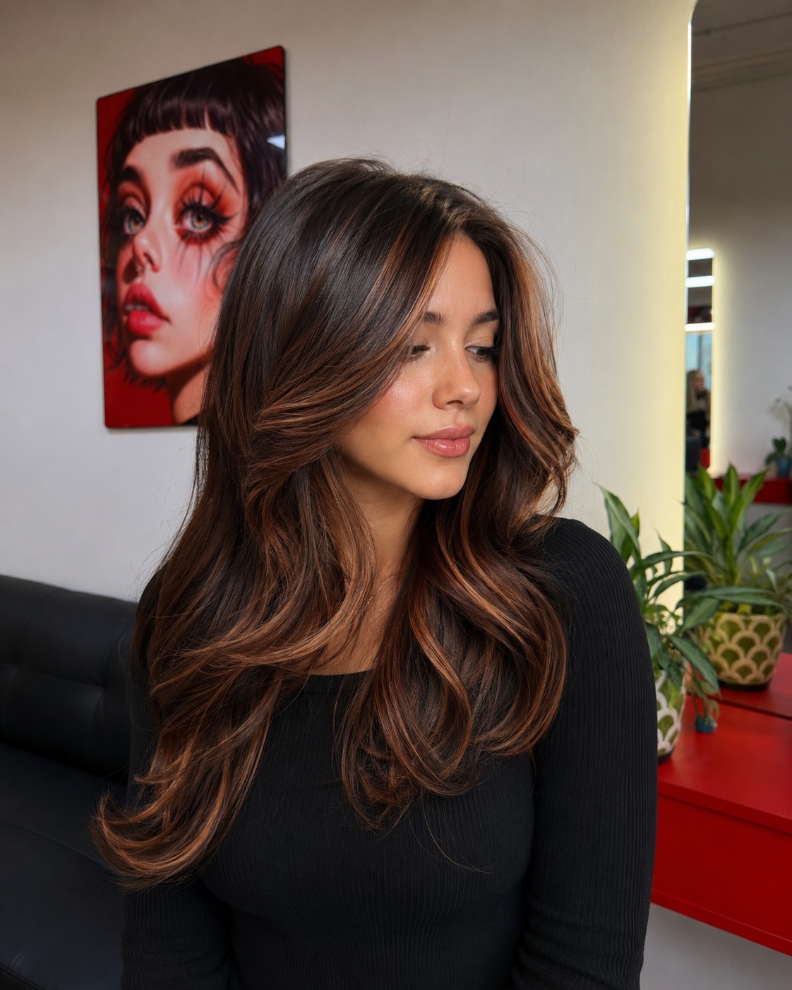 Custom hair color design at LeLe Hair Design