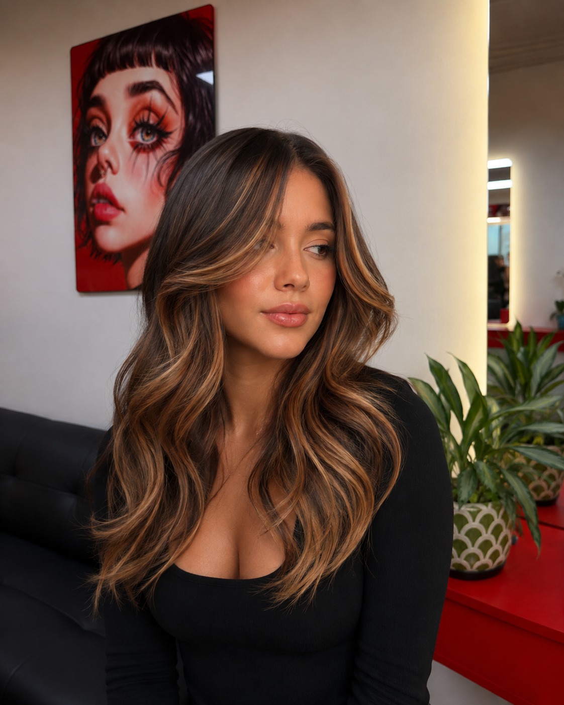 Balayage hair color at LeLe Hair Design